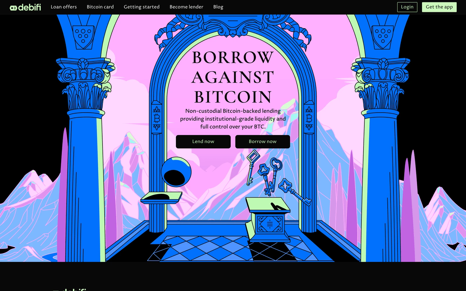 Top screenshot of Debifi.com