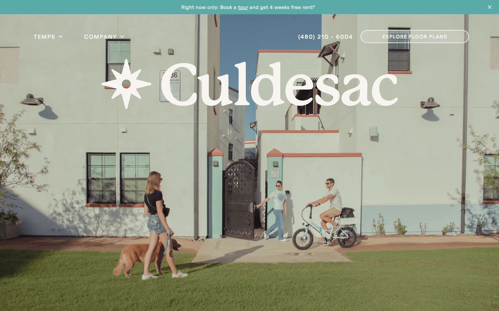 Top screenshot of Culdesac.com