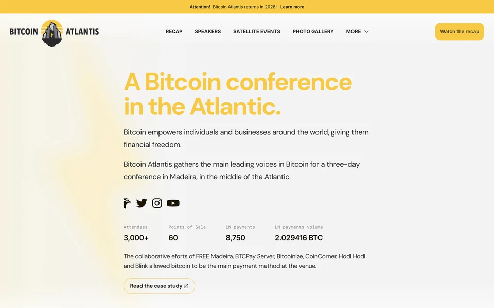 Screenshot of BitcoinAtlantis.com