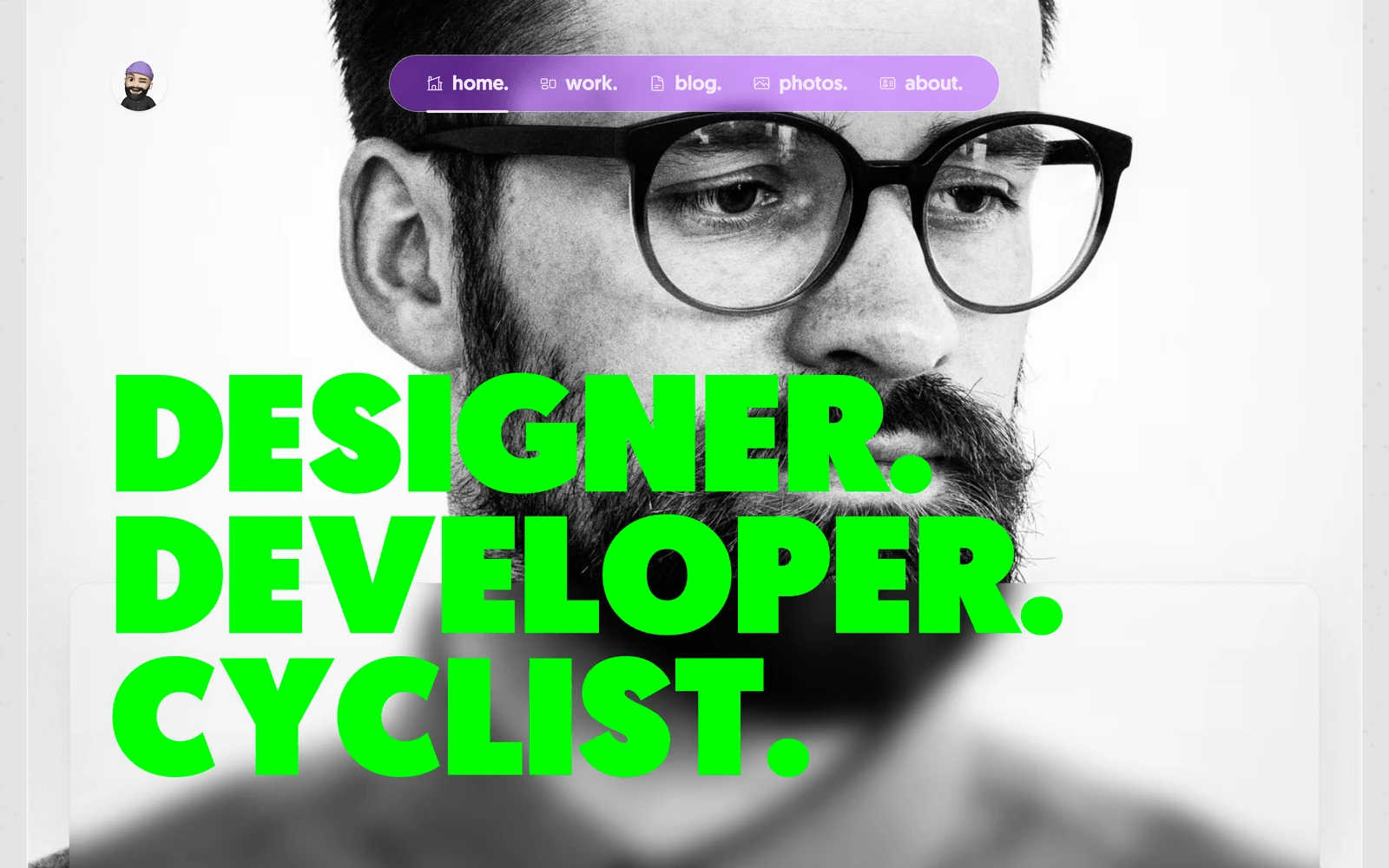 Top screenshot of DavidHellmann.com