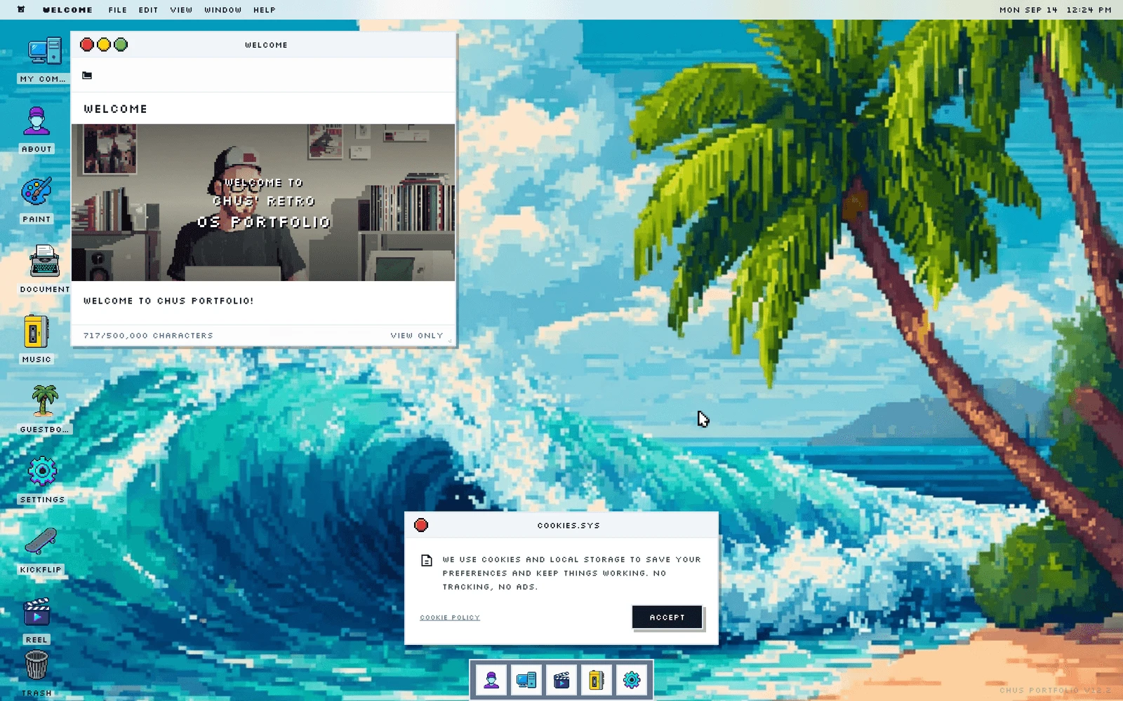 Top screenshot of ChusMargallo.space