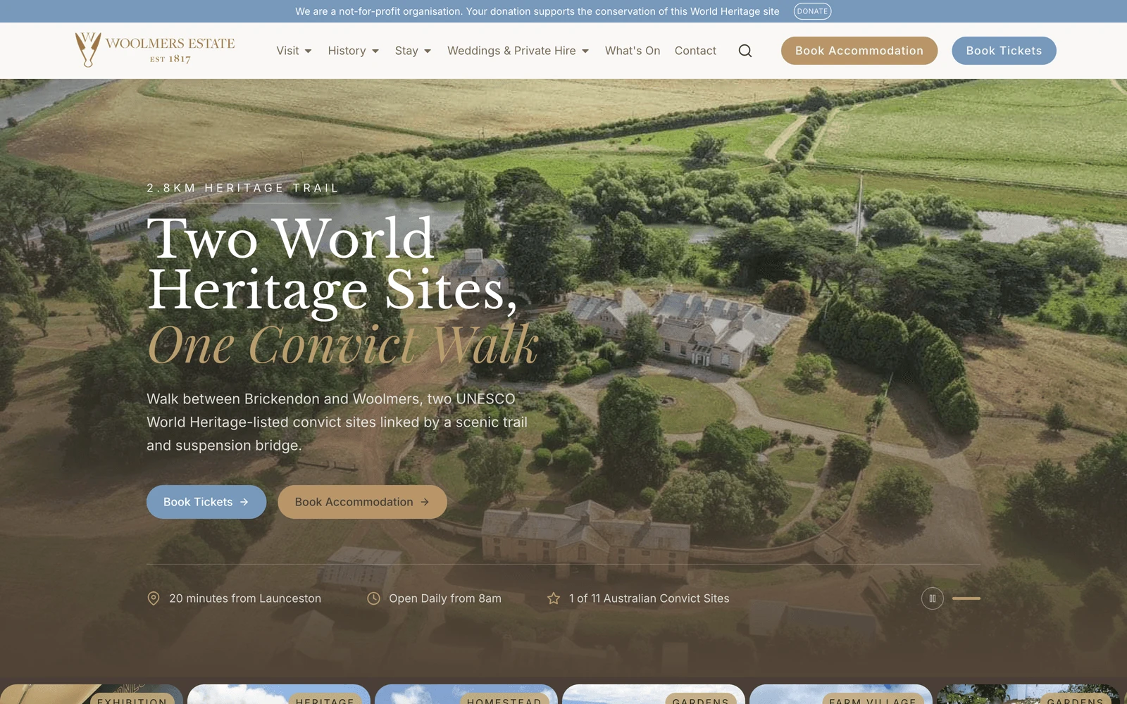 Top screenshot of Woolmers.com.au