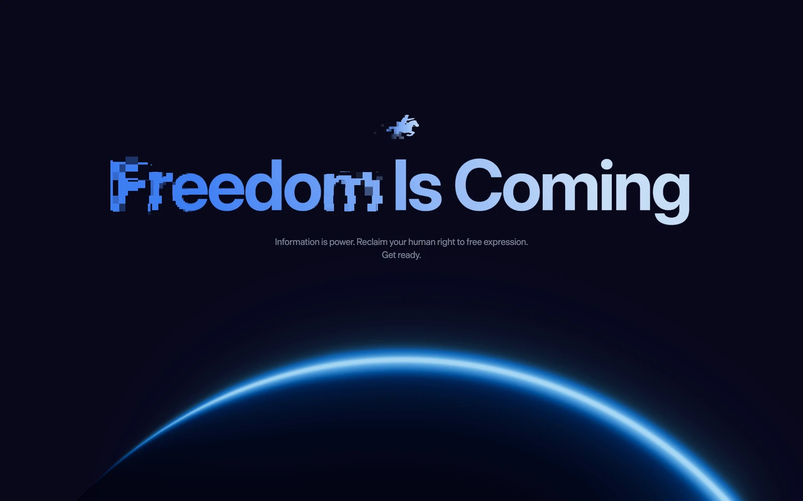 Top screenshot of Freedom.gov