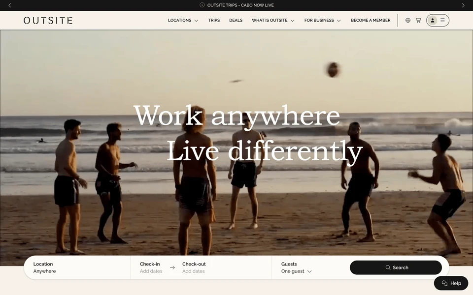Screenshot of Outsite.co