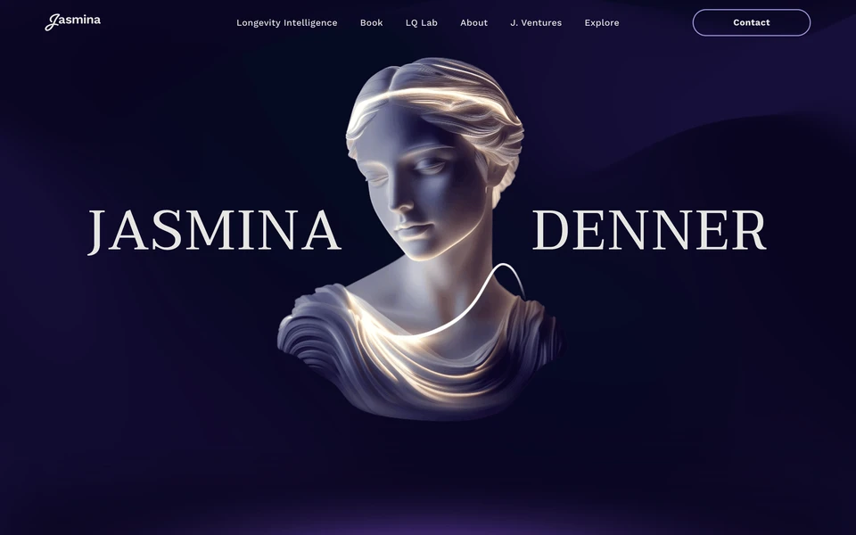 Screenshot of JasminaDenner.com