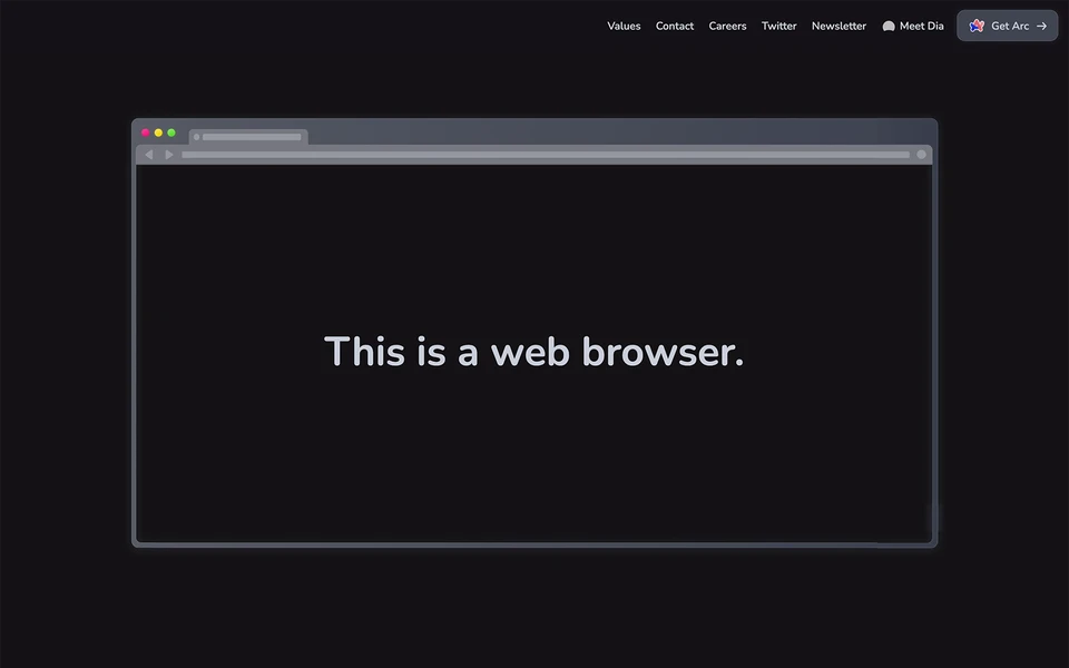 Screenshot of TheBrowser.company